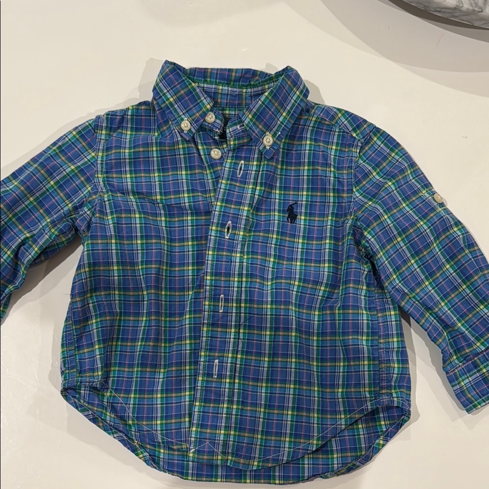 Ralph Lauren Plaid Button-Up Shirt